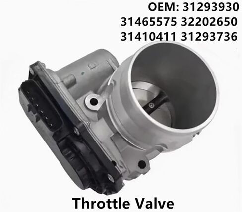 مجموعة صمام الخانق متوافقة مع فولفو S60 S90 V40 V60 V70 V90 XC40 XC60 XC70 XC90 1.5L 2.0L 31293930 31465575 32202650 31410411 31293736 in Saudi Arabia