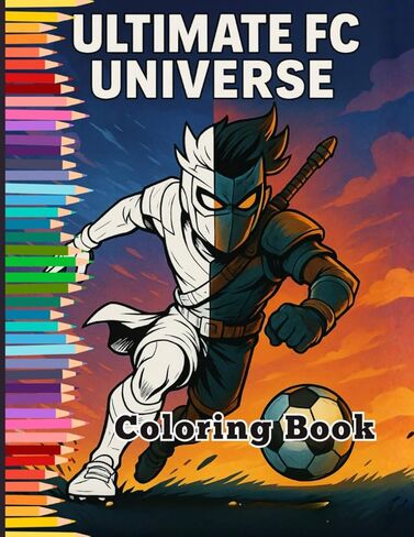Ultimate FC Universe: a gamer inspired soccer/football coloring book for kids, teens and adults (Game On Coloring Books) in Saudi Arabia