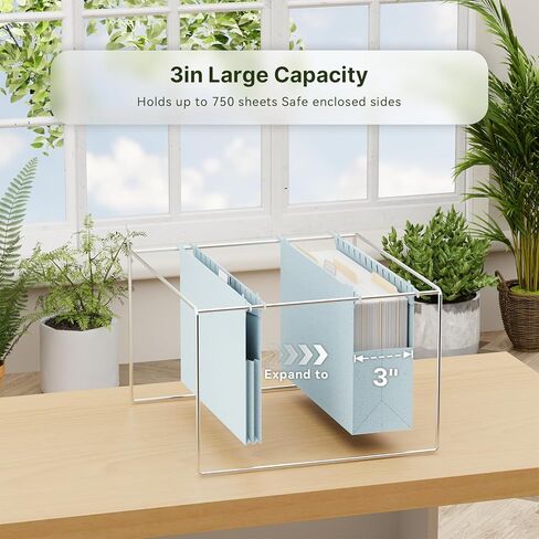 Extra Capacity Legal Size Hanging File Folders,3" Expandable Plastic File Folders Hanging with Tabs, 6 Pack Wheat Straw Filing Cabinet Folders for Office School,Assorted Colors File Organizer in Saudi Arabia