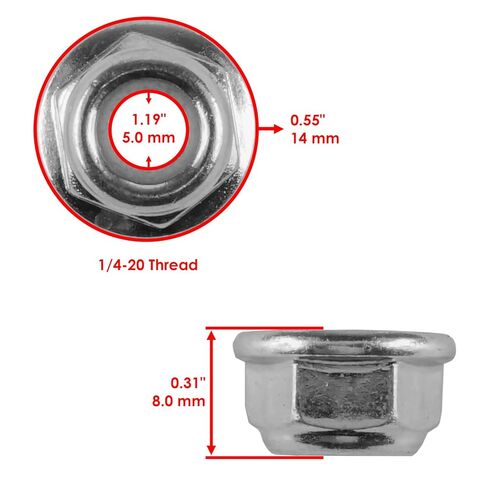 Powersports Replacement Parts for 7517230 7542153 7556064 Body Side Nets Screw Bolt w/Nuts & Washers for Polaris Mod-C33C-69872 in Saudi Arabia