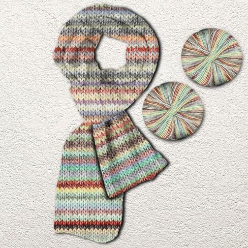 Colorful Soft Knitting Crafts Multicolor Crochet Yarn for DIY-Colour11 in Saudi Arabia