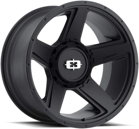 VISION 22" Inch 8x180 Wheel Rim 390 Empire 22X11.5-44 Black in Saudi Arabia