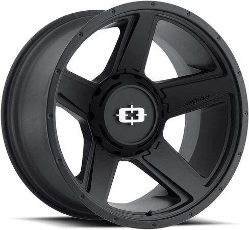 VISION 22" Inch 8x180 Wheel Rim 390 Empire 22X11.5-44 Black in Saudi Arabia