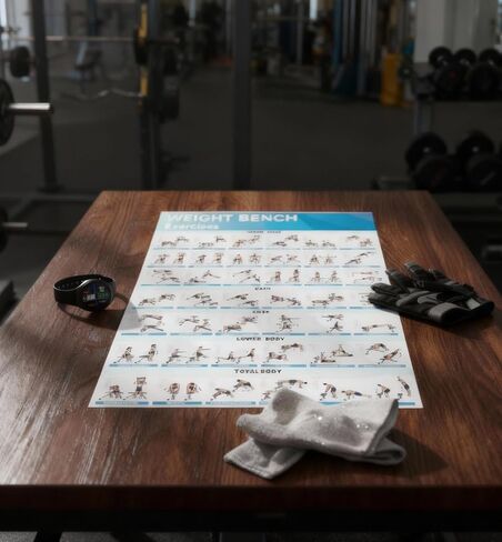 Fitness Bench Poster Adjustable Benches Poster in Saudi Arabia