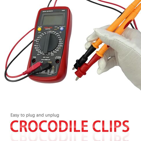 1000V 10A Multimeter Test Leads, Multimeter Leads+2pcs Alligator Clips, Test Probes Leads in Saudi Arabia