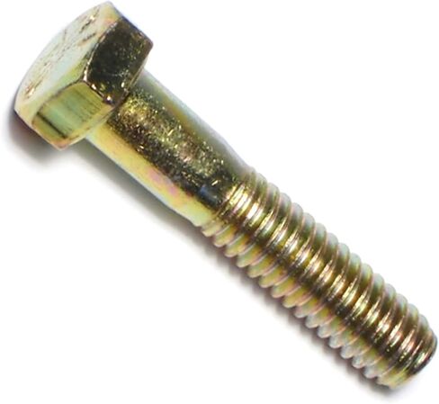 Hard-to-Find Fastener 014973381585 Grade 8 Hex Cap Screws 5#, 3/4-10 x 8, Piece-4 , yellow in Kuwait
