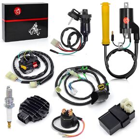 Wire Wiring Harness Ignition Coil Left Handlebar Switch igniter CDI Relay Rectifier Complete Kit for HONDA 400EX TRX400EX 1999-2004