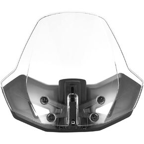 KEMIMOTO Sport Windshield Compatible with Can-Am Ryker 600, 900, Sport & Rally Edition from 2019-2023 Ryker Windshield 3 inches Stroke Adjustable Translucent , Replace #219401023 #219400771