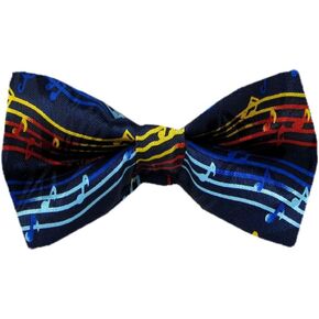 BUYYOURTIES PBTN-194 - Musical Notes Pre-Tied Bow Tie