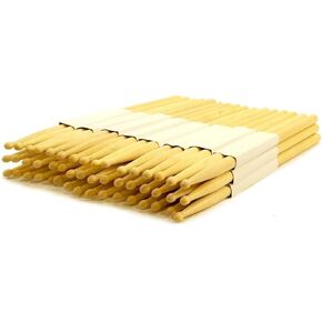12 PAIRS - 7B WOOD TIP NATURAL MAPLE DRUMSTICKS - PRO 24 DRUM STICKS NEW
