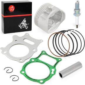Top End Piston & Ring W/Gasket kit Oversize 1mm 69.5mm For Honda Recon 250 TRX250 TE/TM TRX250EX TRX250X 2002-2023