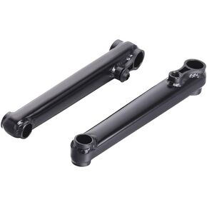 Elite BMX Bicycle Crankset - 3pc Crankset for Pee Wee and Destro Model. 1pc Crankset for Stealth BMX. (Crank Arms (R&L) 175)