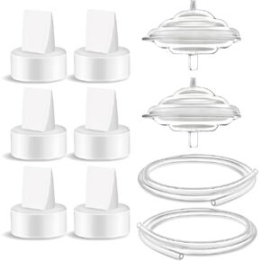 Maymom Pump Parts Compatible with Spectra S1 S2 9 Plus Breastpumps Backflow Protector Duckbill Valve Tube Not Original Spectra Replacement Pump Parts