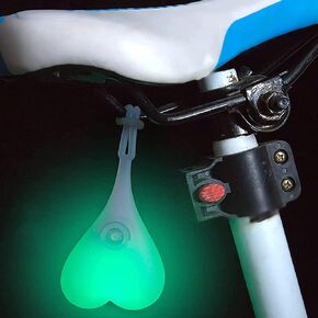 YUERWOVER LED Bike Tail Light Bicycle Rear Light Night Riding Essential Cycling Seat Back Safety Lamp Car Truck Reflector 3 Modes Warning Waterproof Light for Men Women Kids MTB Accessories