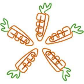 YYANGZ 20 قطعة لطيف الفاكهة الجزرة الكرتون الفجل ملاحظة كليب كليب لطيف ورقة كليب مكتب القرطاسية المدرسة مفيدة الأطفال هدية عيد ميلاد كبيرة