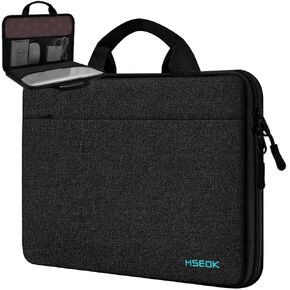 Hseok Laptop Sleeve 13-14 Inch Case Briefcase Compatible with MacBook Pro 14 inch M4/M3/M2/M1 All Model of 13.3 Inch Mac Air/Pro, XPS 13 14, Most Popular 13"-14" Notebooks,B04K01