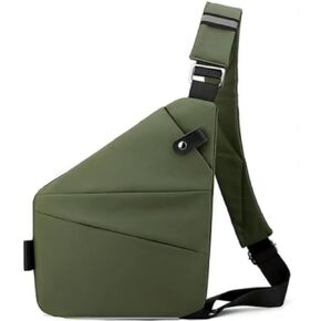 Tonykulas Crossbody Bag Leisure chest bag with Shoulder Strap Anti Theft Travel Bag Slim Sling Bag
