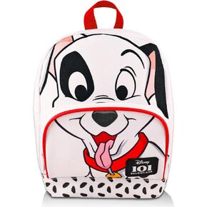 101 Dalmatians Mini Backpack for Women - 10" Canvas Backpack with Front Pocket and Bookmark Backpack Purse Bundle