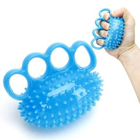 Hand Grip Strength Ball, Finger Wrist Flexibility Exerciser Grip Ball, Muscles and Hand Strengthener Exercise for 4 Fingers, Resistance Strength Trainer for Hand