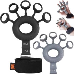 2Pcs Finger Strength Trainer,Forearm Trainer,The Hand Strength Trainer,Finger Flexion Extension Training,Finger Flexion Extension Exerciser,Grip Strength Exerciser in Saudi Arabia