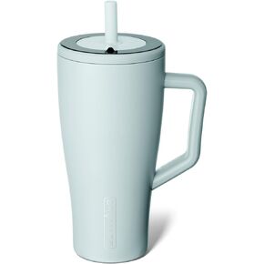 BrüMate Era 40 oz Tumbler with Handle and Straw | 100% Leakproof Insulated Tumbler with Lid and Straw | Made of Stainless Steel | Cup Holder Friendly Base | 40oz (Dark Aura)