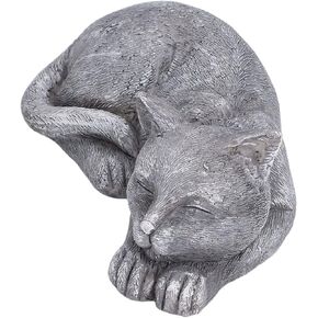 Pet Monument Tombstone，Imitation Stone Pet Memorial Tombstone Cat Dog Commemorative Resin Crafts Gravestone for Lawn Garden Outdoor Yard(5 Ornament cat)