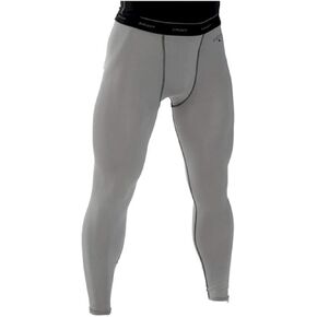 Smitty | BBS-416 | Grey | Compression Ankle Tights w/Cup Pocket | Spandex