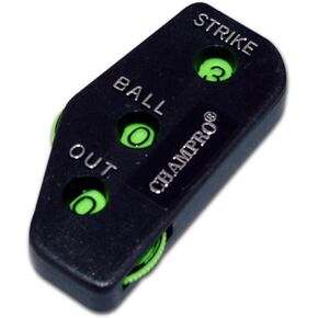 Champro Umpire Indicator, 3 Dial (Black/Green)