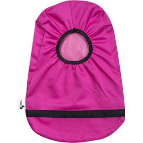 Black Elastic Ostomy Bag Cover | Fashionable & Adjustable Colostomy Stoma Ileostomy Pouches | Black, Size 5x8 (Small Opening)