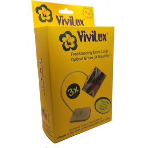 ViviLux 6"x4" Optical Grade Distortion Free 3X Magnifier