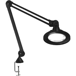 عدسة مكبرة مضيئة Luxo 18115BK، KFM LED، مشبك حافة، ذراع 45 بوصة، ديوبتر 5 بوصة in Kuwait