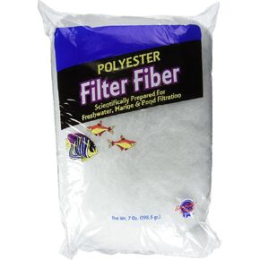 Blue Ribbon Pet Products ABLPLY7 Polyester Floss Bag Filter Media for Aquarium, 7-Ounce