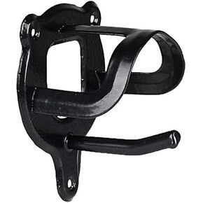 HORZE 4" x 5.5" Metal Bridle Rack | Hang Bridles, Halters, Other Tack - Black - One Size in Saudi Arabia