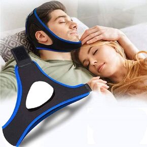 Snoring Chin Strap by ZENESSY Chin Strap for snoring Comfortable Universal Anti Snoring Devices Adjustable Effective Stop Snoring Sleep Aid Snore Reducing Aid for Women & Men
