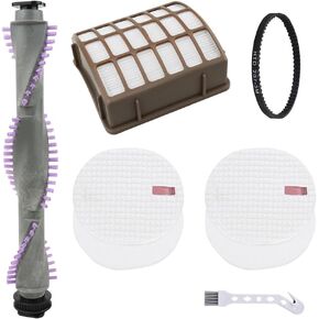 مجموعة فرش فلتر بديلة لـ Shark Navigator Professional Vacuum NV70، NV71، NV80، NVC80C، NV90، NV95، UV420، لـ XHF80 وXFF80، 1 فرشاة أسطوانة + 1 فلتر HEPA + 2 فلتر إسفنجي ولباد + 1 حزام in Kuwait