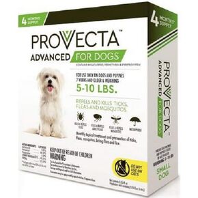 Provecta 4 Doses Advanced for Dogs, Small/5-10 lb