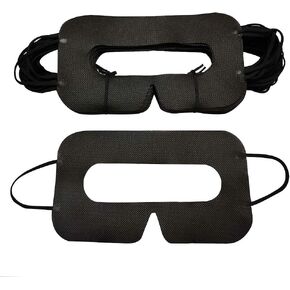 100 قطعة من قناع العين VR القابل للتصرف من YinQin، قناع غطاء سماعة الواقع الافتراضي، قناع العين الصحي VR، غطاء قناع العين الأسود VR، قناع غطاء سماعة الواقع الافتراضي المقاوم للتعرق، قناع العين العالمي للواقع الافتراضي (أسود) in Kuwait
