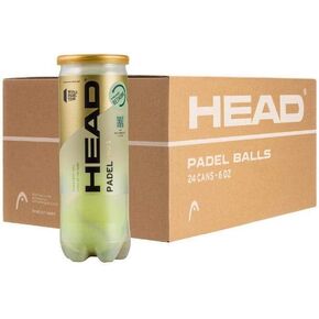 HEAD Pro S Box of 24 Padel Balls, Youth Unisex, Yellow, M