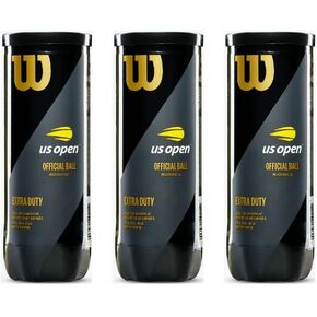 Wilson US Open Extra Duty Tennis Ball - 3 Cans, 9 Balls