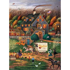 Buffalo Games - Charles Wysocki - Secret Passage Inn - 1000 Piece Jigsaw Puzzle for Adults Challenging Puzzle Perfect for Game Nights - Finished Size 26.75 x 19.75
