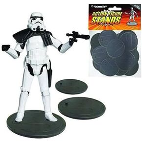 Action Figure Stands 25-Pack - Gray