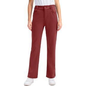 SANTINY Women's Golf Pants with 5 Pockets High Waisted Quick Dry Stretch Pants for Women Travel Work Casual