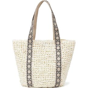 Straw Beach Bag The Tote Bag for Women straw purse hobo bags summer purses for women rattan wicker clutch pool raffia bag