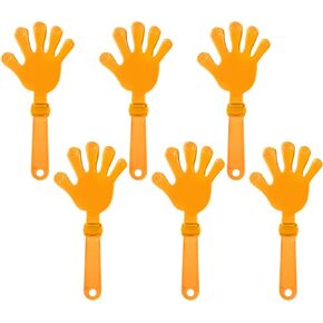 ZCYSRLQIN 6 Pcs Royal Blue Hand Clappers 7.5 Inch Clappers Noisemakers Noise Makers Party Favors Plastic Clapper Sporting Events Cheers Ball Dance Basketball Football Noisemakers （Royal Blue）