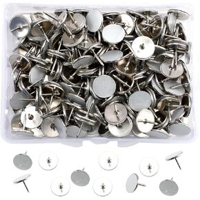 200 PCS Reflective Tacks Trail Marking Tacks Hunting Reflective Tack Metal Mark Trail Reflective Thumb Tree Tacks for Hunting Hiking Accessories