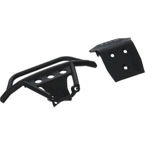 Traxxas 6735 Bumper and Skid Plate, Front Black, Stampede 4x4, 318-Pack