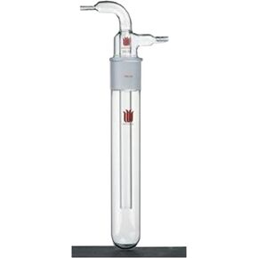 Kemtech America V163024 Synthware Vacuum Trap، مشترك 24/40، الجسم الخارجي OD 30 مم، طول الجسم الخارجي 200 مم، وصلة خرطوم المفصل السفلي 10 مم in Kuwait