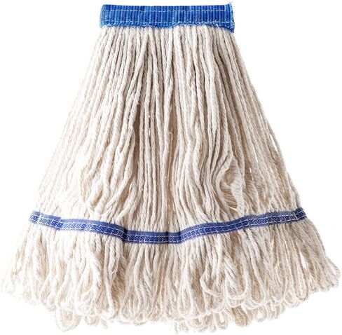 استبدال رأس الممسحة العالمية من Eyliden، ممسحة تنظيف ذات نهاية دائرية من القطن الصناعي الرطب، رؤوس ممسحة قابلة لإعادة الاستخدام وقابلة للغسل لرؤوس الممسحة شديدة التحمل (أبيض، 1) in Kuwait