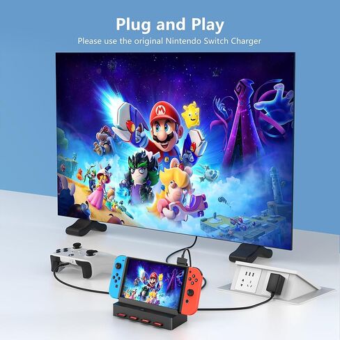 قارئ بطاقات ألعاب RREAKA Switch، نسخة مطورة من محول ألعاب متعدد التبديل، 4 بطاقات قراءة سريعة لمحولات التبديل لنينتندو سويتش/سويتش OLED in Kuwait