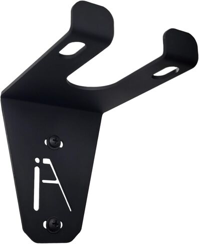IRON AMERICAN Alpha Barbell Gym Wall Mount Storage 200+ Pound Capacity - Multi-Use Barbell Wall Holder, Barbell Hanger 4.25 x 6.75 x 7.25 Inches - Holds Any Standard Olympic Barbell - Hardware Included in Saudi Arabia